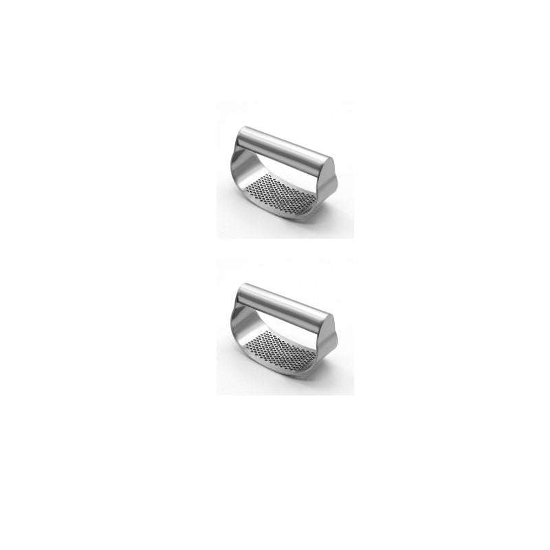 Best garlic crusher stainless steel garlic press rocker with uniform precision holes and ergonomic handle design